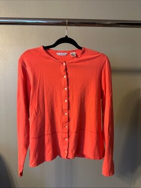 Cutter & Buck Coral Button-Front Long Sleeve Shirt